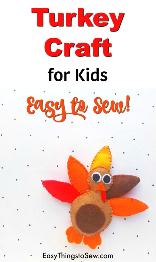 felt turkey craft