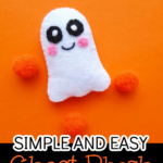 Simple and easy ghost plush free pattern.