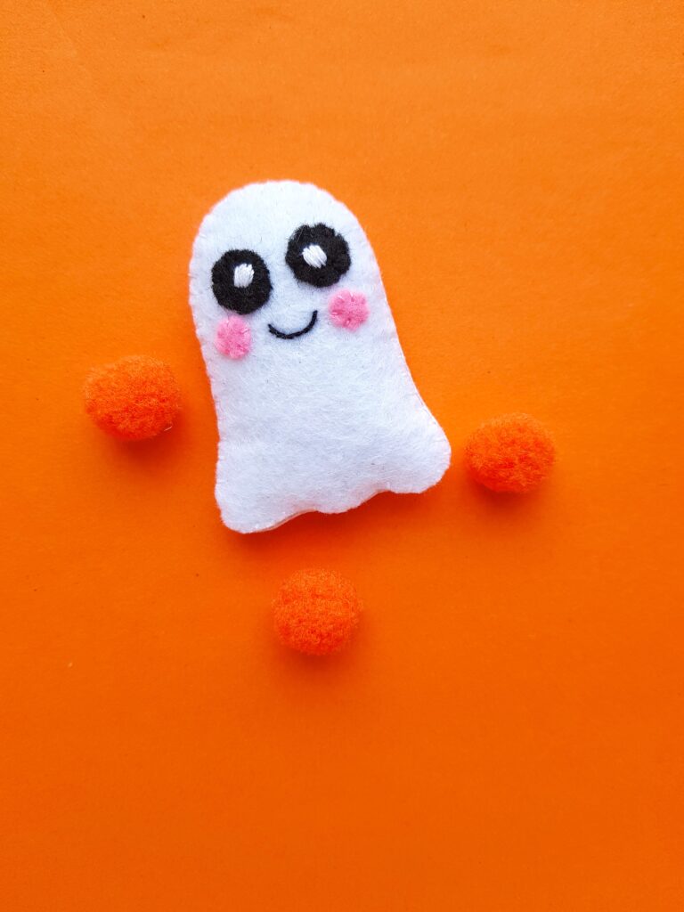 Felt Ghost Plush Craft - Whispered Inspirations