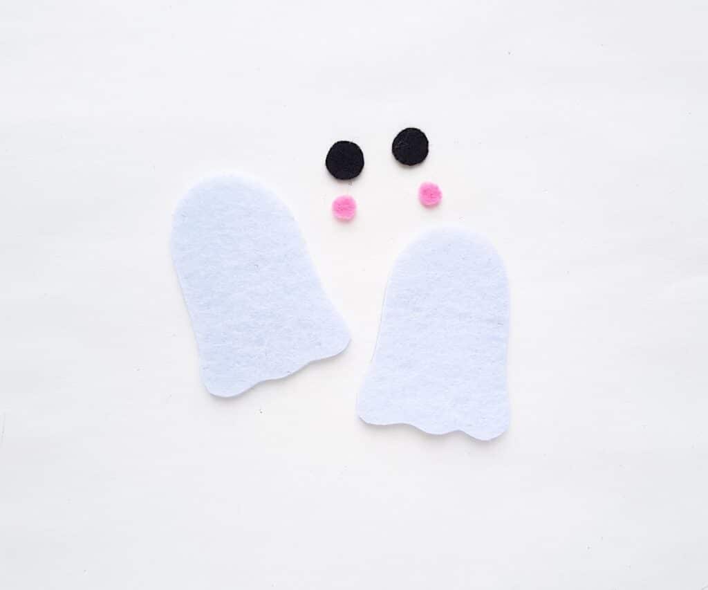 Cute Ghost felt plush craft patterns