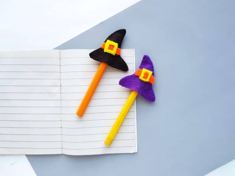 Witch Hat Pencil Toppers