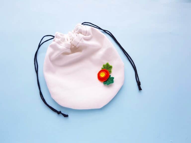 How To Sew A Round Drawstring Pouch