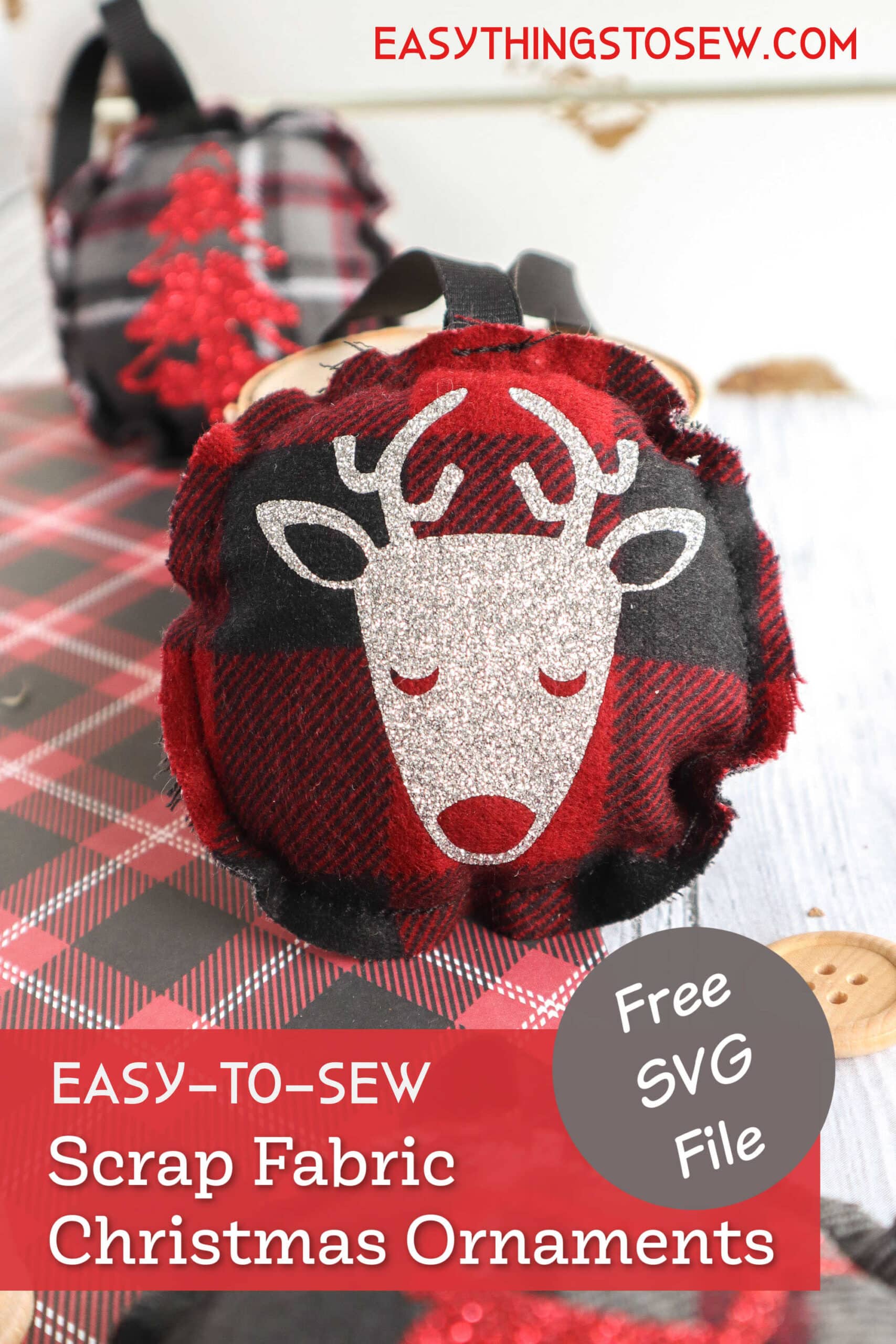 13 Free Christmas Ornament Sewing Patterns - Easy Things to Sew