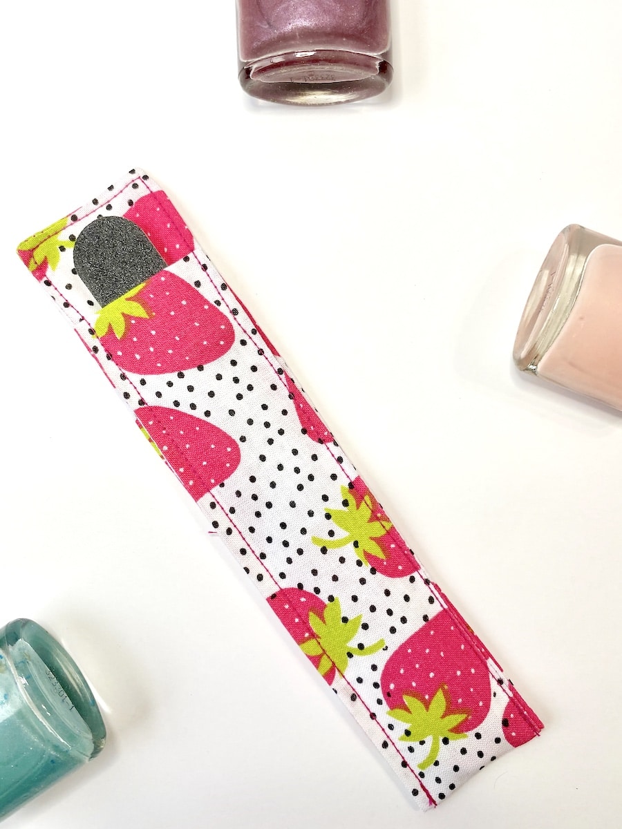 DIY Nail File Carrying Case Easy Things to Sew
