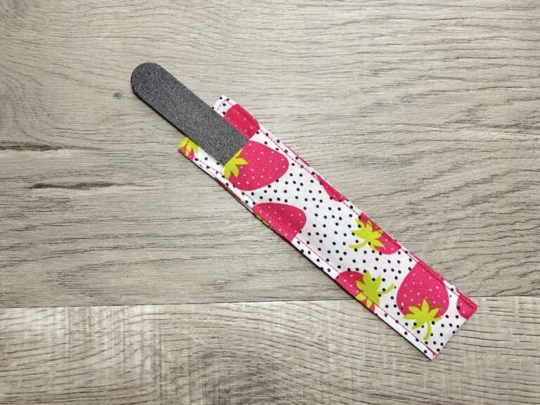 DIY Nail File Carrying Case Easy Things to Sew