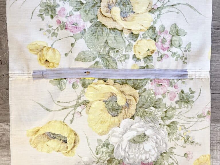 How to Sew A Pillow Cover with a Zipper Tutorial for Beginners Easy