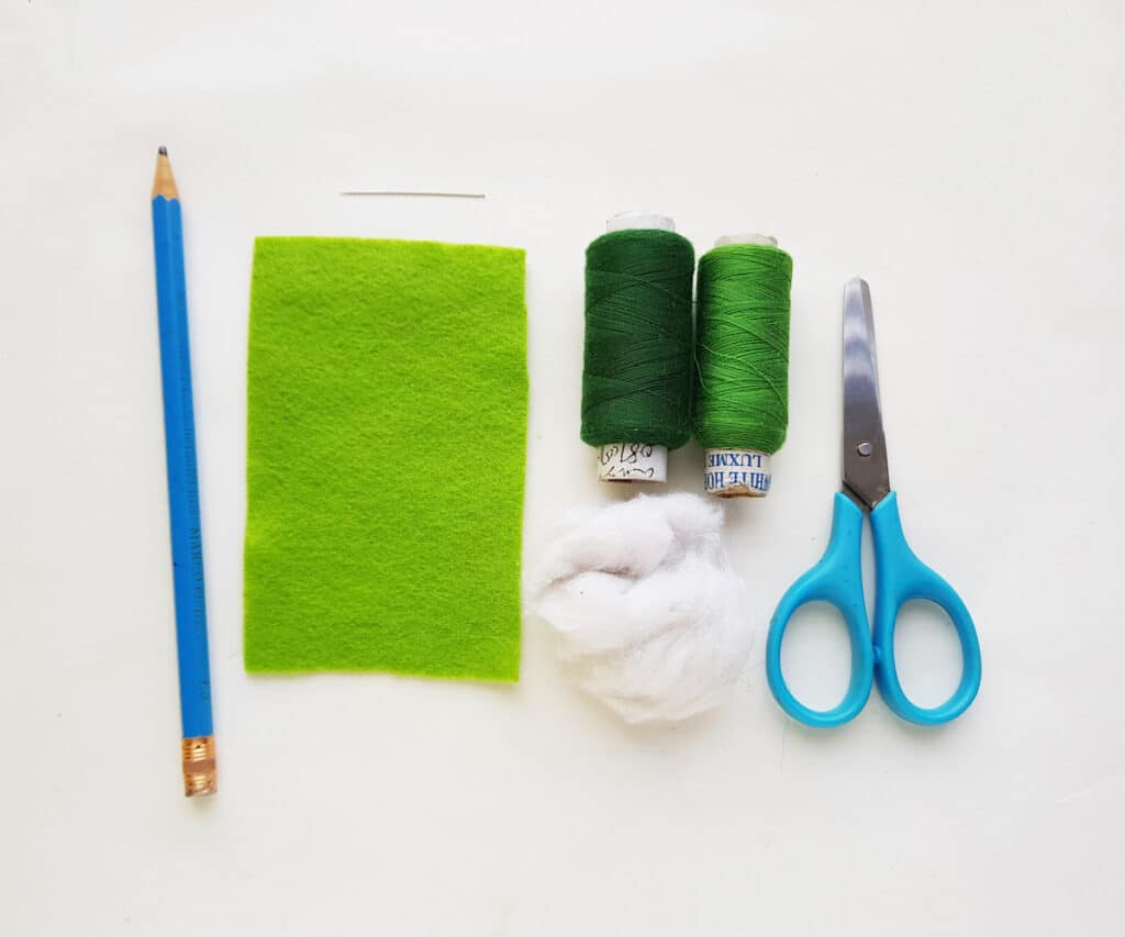 Stuffed Felt Shamrock Supplies