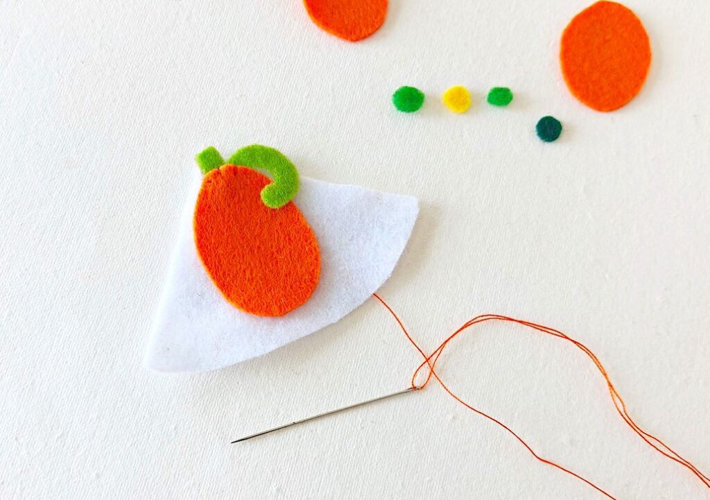 Fall Bookmark Craft Step 4