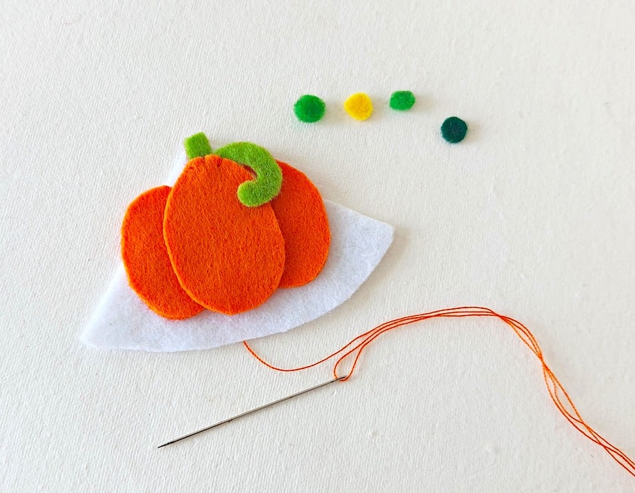 Fall Bookmark Craft Step 5