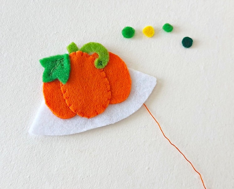 Fall Bookmark Craft Step 7