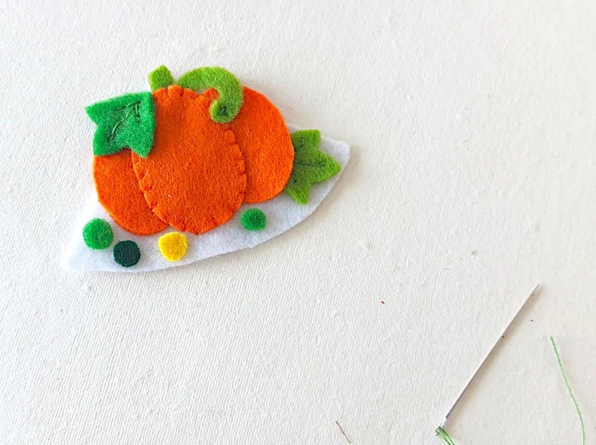 Fall Bookmark Craft Step 8