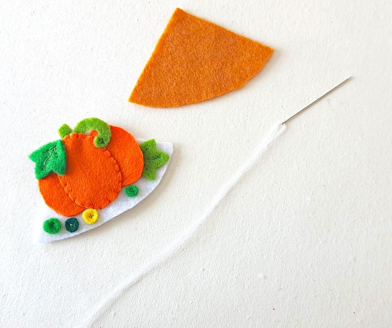 Fall Bookmark Craft Step 9