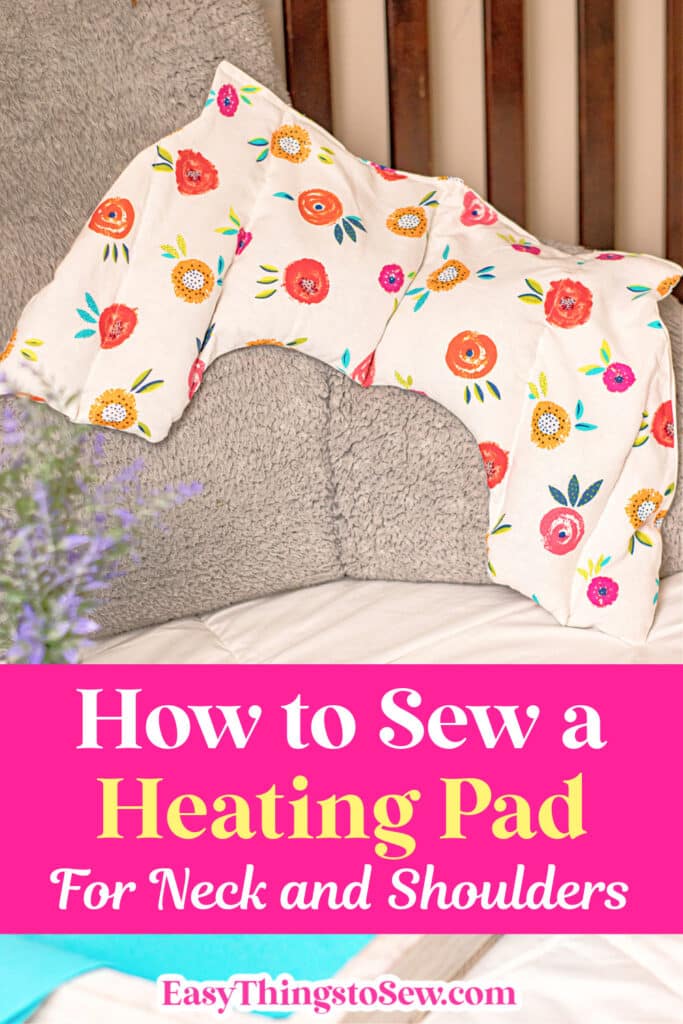 How to sew a heating pad for neck and shoulders.