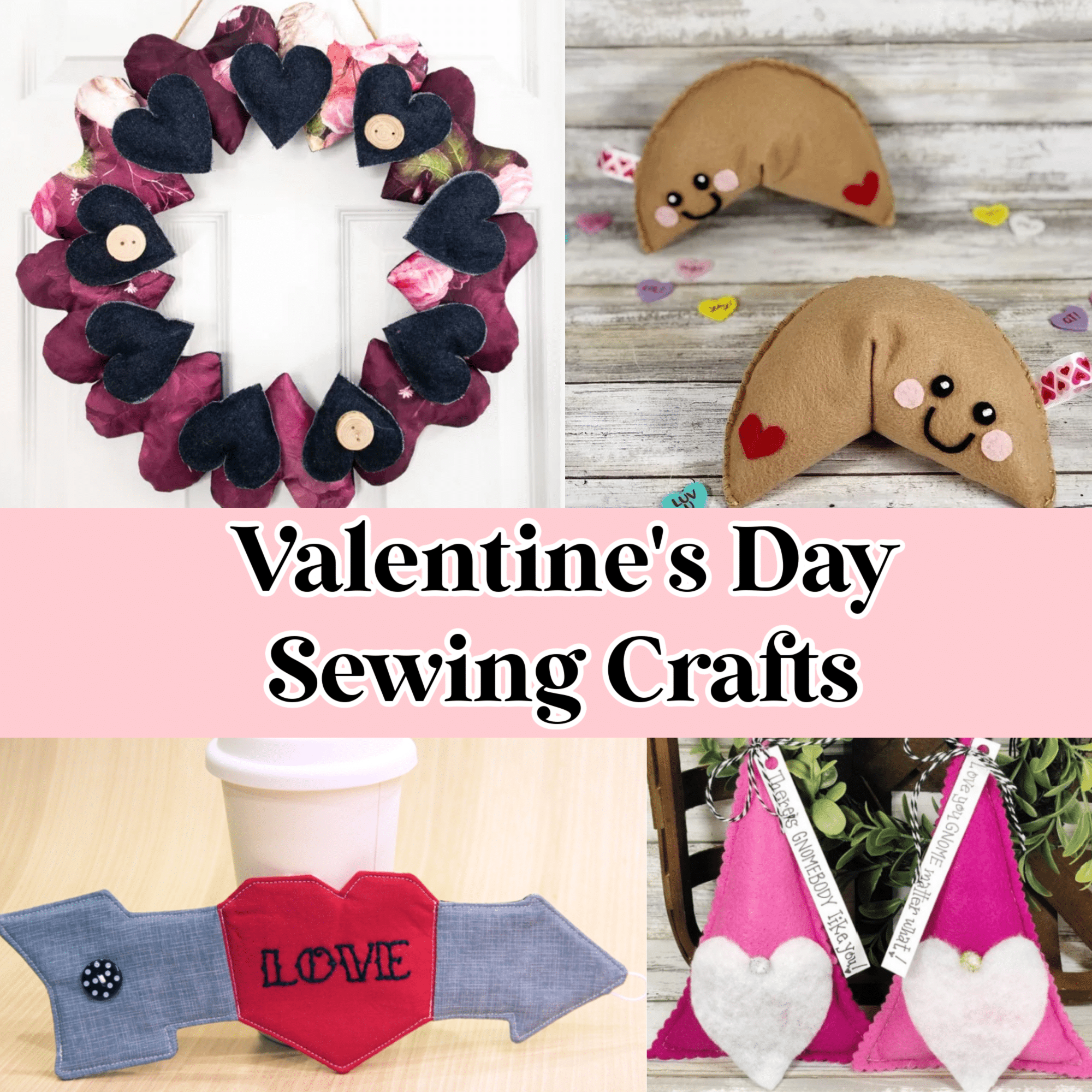 Valentine's day sewing projects.
