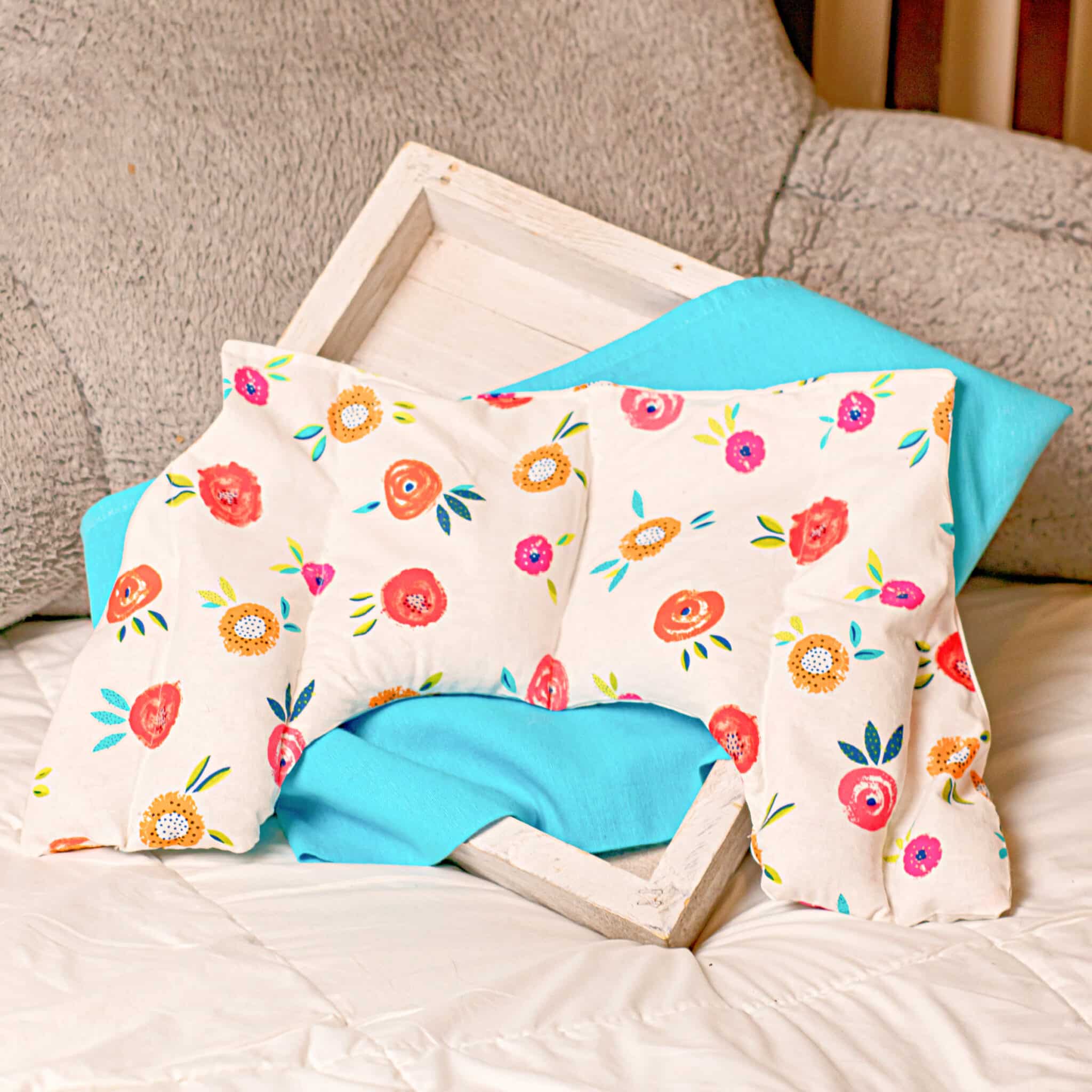 How to Sew a DIY Heating Pad for Neck and Shoulders (with Rice) Easy