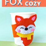 How to sew fox cup cozy free pattern.