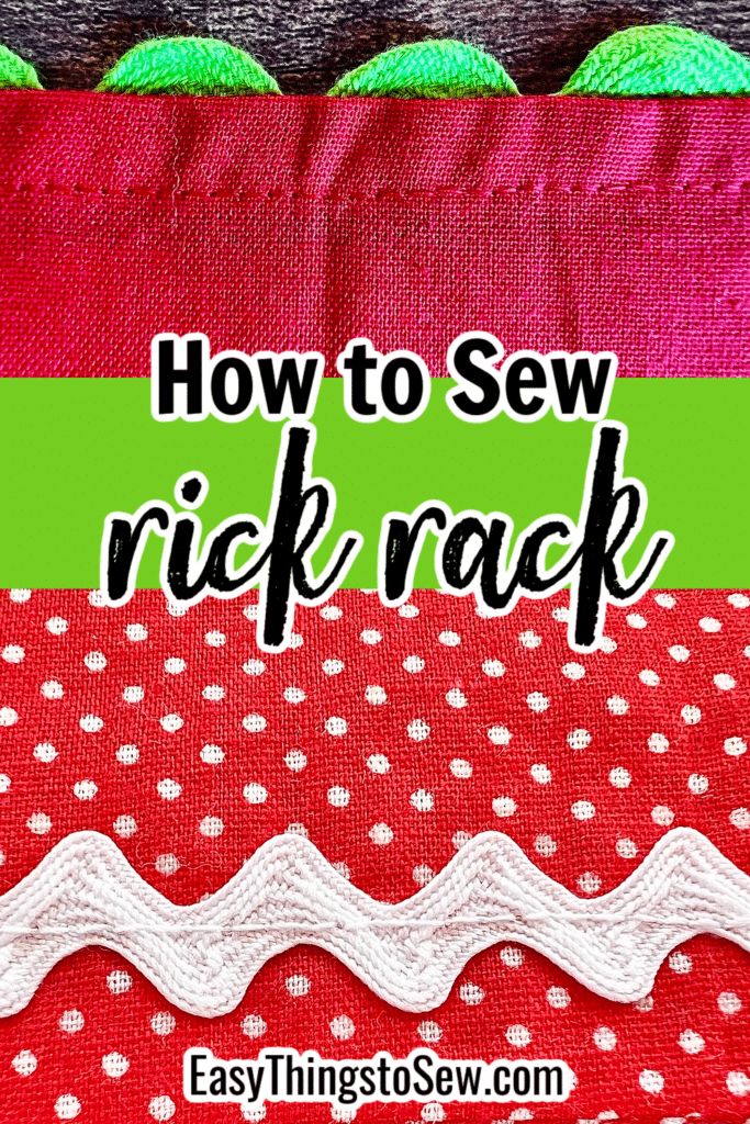 Learn the art of sewing rick rack and add delightful embellishments to your projects.