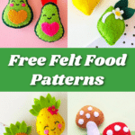Get your hands on free felt food patterns.