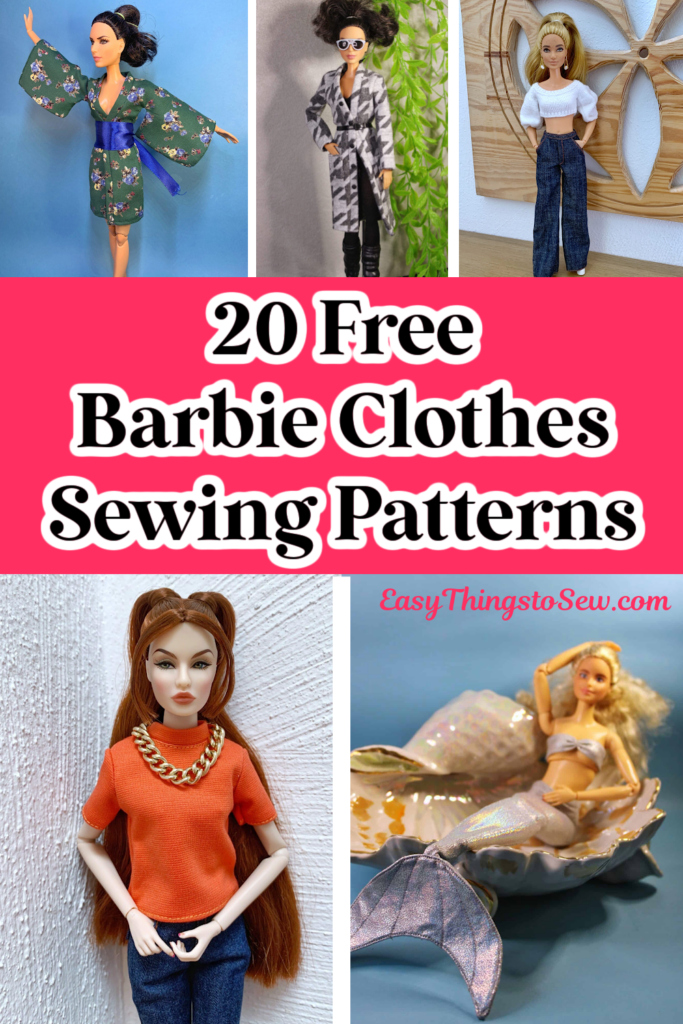 Printable Patterns For Barbie Clothes Printable Patterns For Barbie Clothes