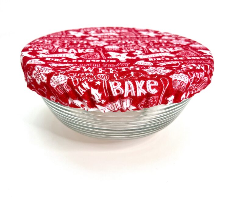 Reusable Bowl Covers For Christmas Baking (with Video Tutorial)