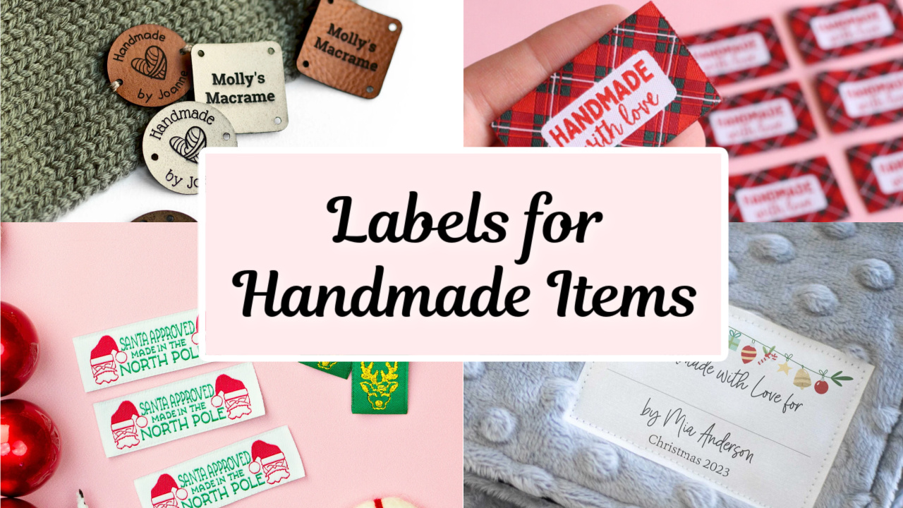 Holiday Sewing Labels for Handmade Items