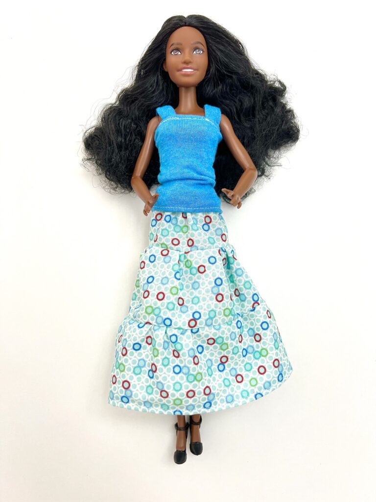 How to Sew a Ruffled Skirt for Barbie