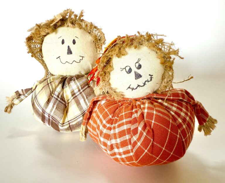 Fabric Scarecrows