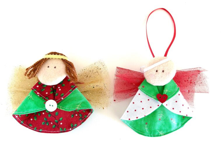 Easy DIY Christmas Angel Ornaments