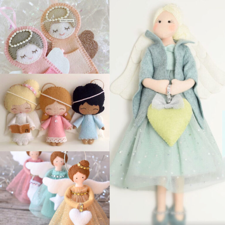 14 Angel Patterns to Make and Sew