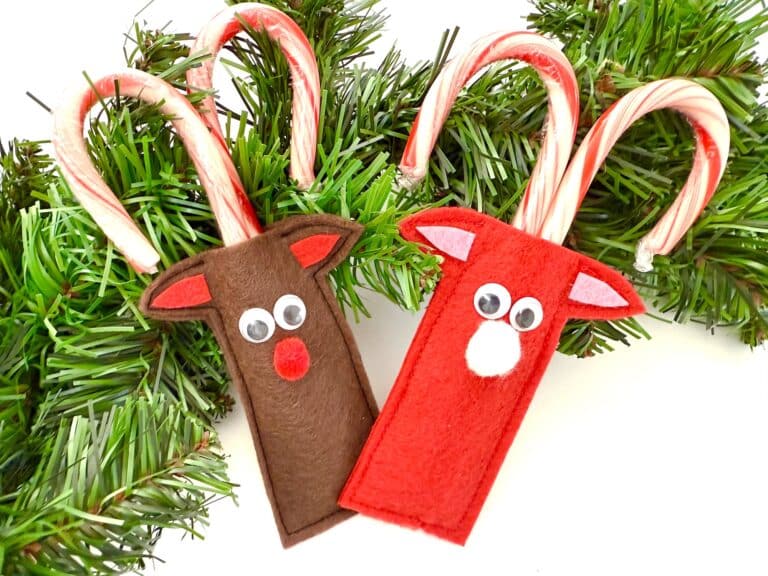 Reindeer Candy Cane Holder